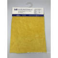 Knitted Velvet Fabric Width 160cm 100T Yellow Fabrics